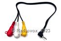 KINDVOX CABLE RCA AUDIO/VIDEO A CONECTOR JACK 3.5mm