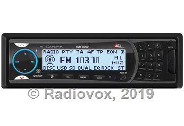 Nebu arpón Obstinado Car audio KDX-Audio-TOROPOWER > RCD FM/RDS/MP3-USB/SD-MMC 4x50 KDX-Audio  RCD-8000BT