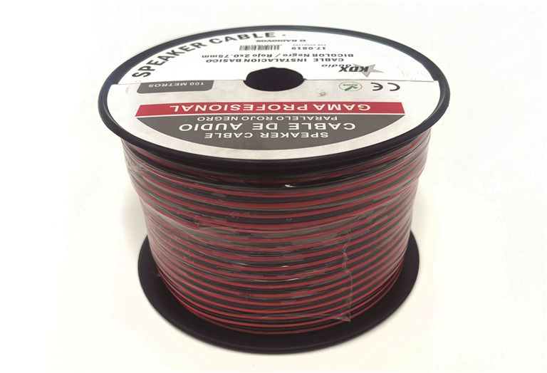 Imagen del producto CABLE INSTALACION BASICO BICOLOR ROJO,NEGRO 2x0.5mm2