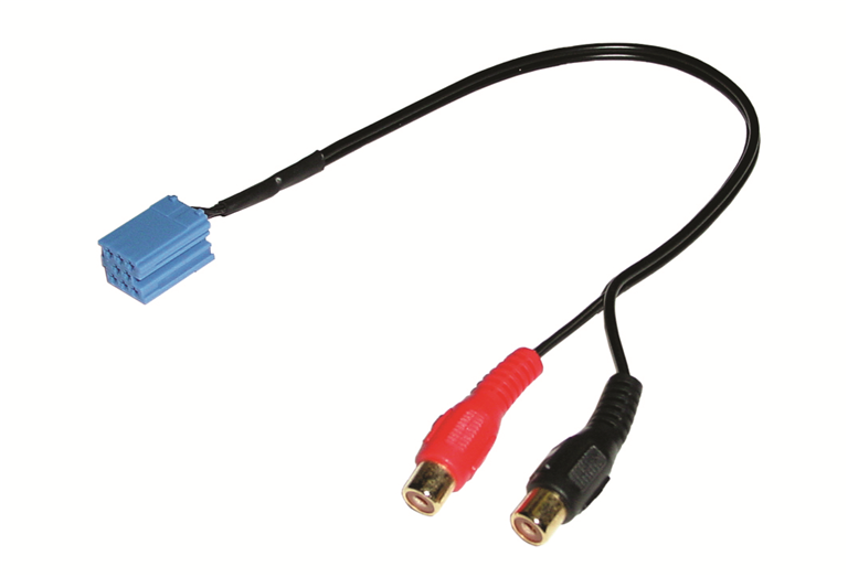 Imagen del producto ADAPTADOR AUXILIAR RCA-MINI ISO. Azul
