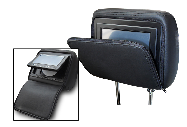 Imagen del producto CABEZAL+DVD+MONITOR TFT 7". Con funda cremallera