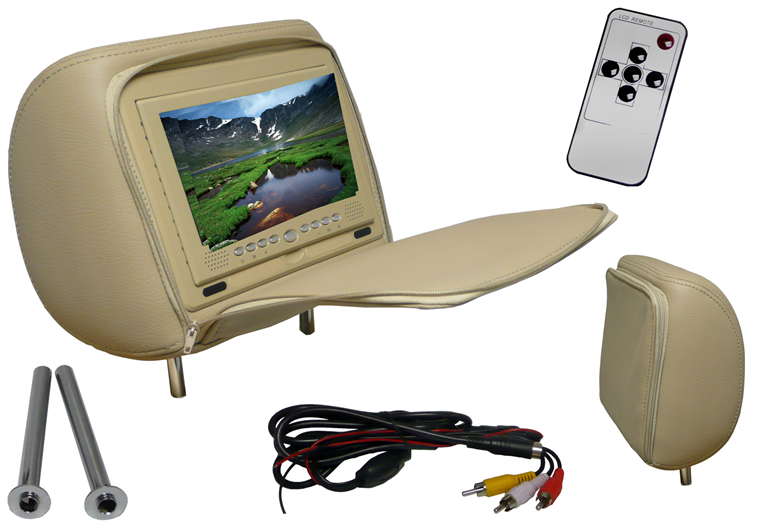 Imagen del producto CABEZAL+MONITOR TFT 7". Con funda cremallera