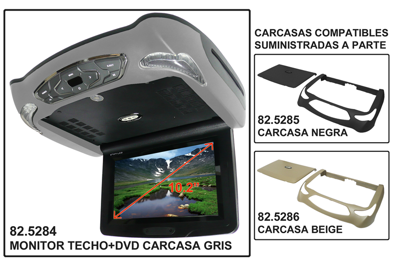 Imagen del producto MONITOR TECHO TFT 10.2" DVD/CD/USB/SD/HDMI