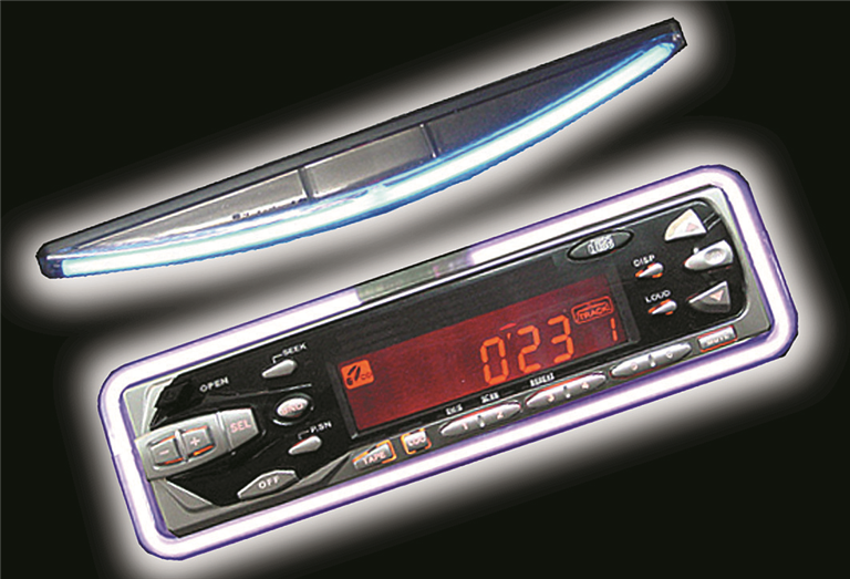 Imagen del producto CAR MUSIC FLASHER-MARCO VIOLETA-IDIN (12V)