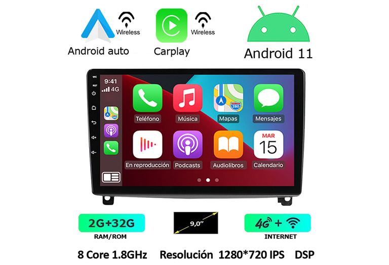 Imagen del producto EQUIPO MULTIMEDIA 2DIN OEM