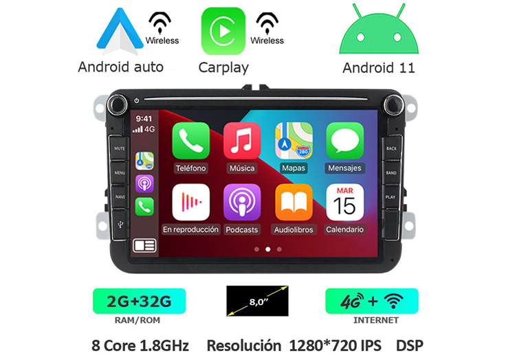 Imagen del producto EQUIPO MULTIMEDIA 2DIN OEM