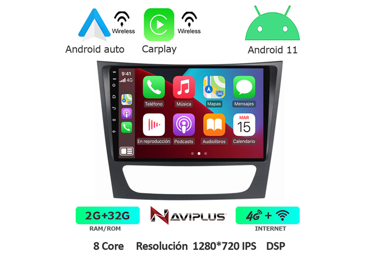 Imagen del producto EQUIPO MULTIMEDIA 2DIN OEM