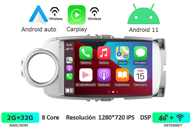 Imagen del producto EQUIPO MULTIMEDIA 2DIN OEM
