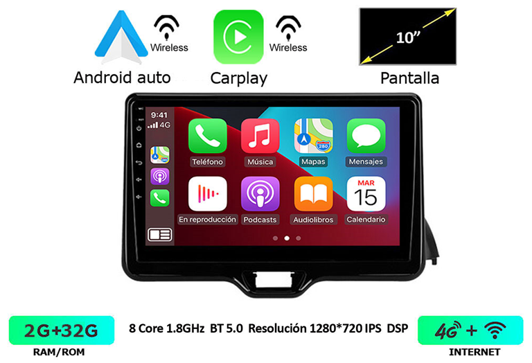 Imagen del producto EQUIPO MULTIMEDIA 2DIN OEM