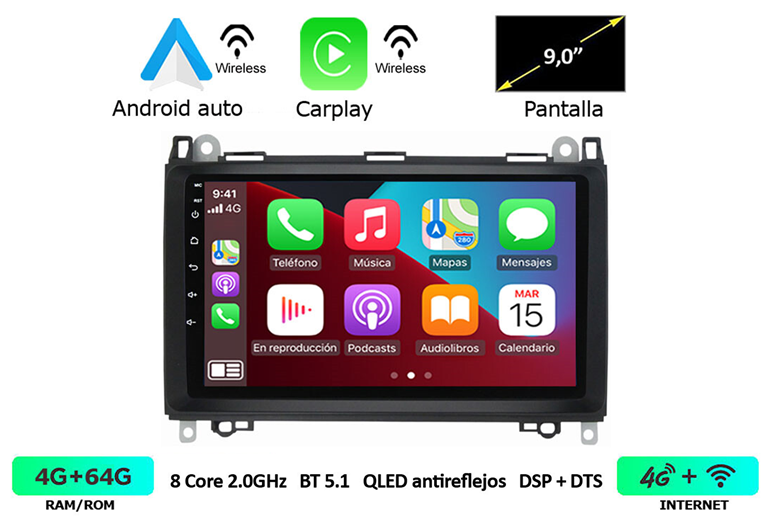 Imagen del producto EQUIPO MULTIMEDIA 2DIN OEM