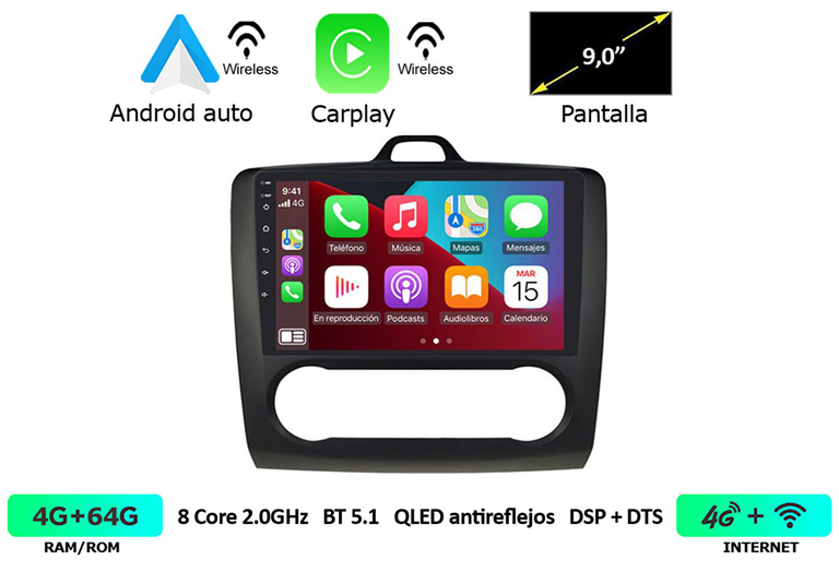 Imagen del producto EQUIPO MULTIMEDIA 2DIN OEM