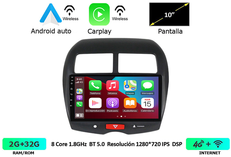 Imagen del producto EQUIPO MULTIMEDIA 2DIN OEM