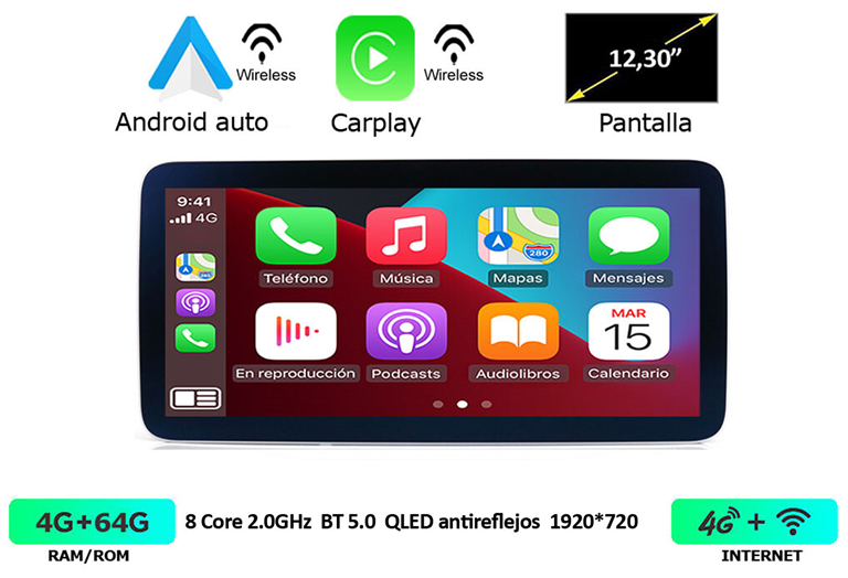 Imagen del producto EQUIPO MULTIMEDIA 2DIN OEM
