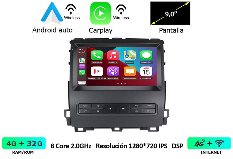 Imagen del producto EQUIPO MULTIMEDIA 2DIN OEM