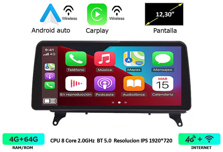 Imagen del producto EQUIPO MULTIMEDIA 2DIN OEM