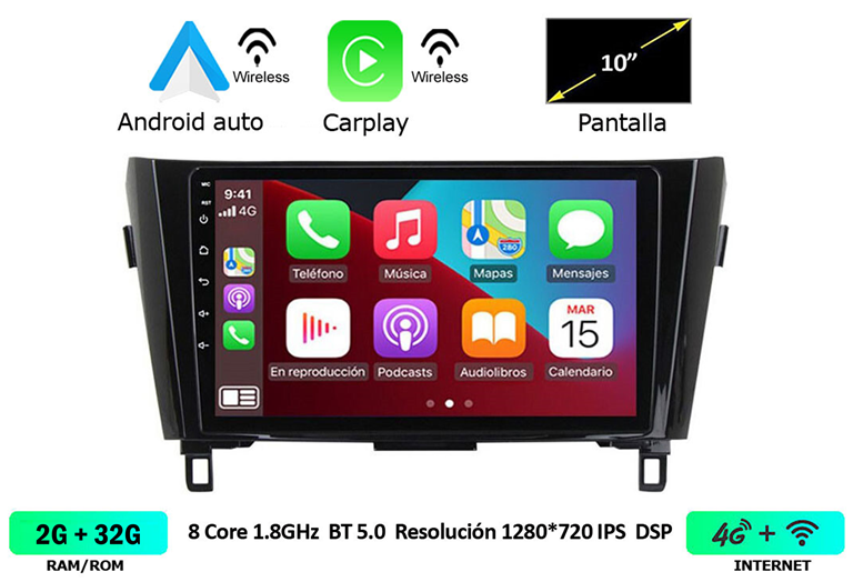 Imagen del producto EQUIPO MULTIMEDIA 2DIN OEM