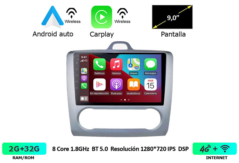 Imagen del producto EQUIPO MULTIMEDIA 2DIN OEM