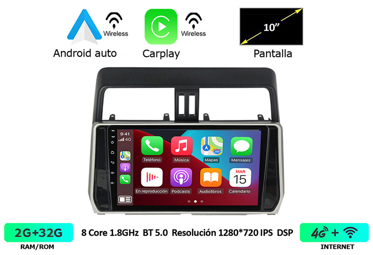 Imagen del producto EQUIPO MULTIMEDIA 2DIN OEM