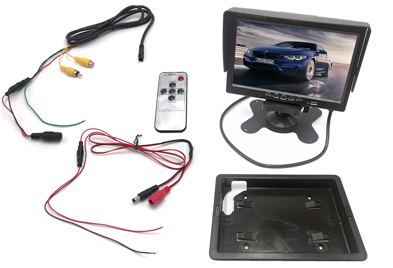 Imagen del producto MONITOR TFT 7" SUPERFICIE Y EMPOTRAR  16:9, 12/24