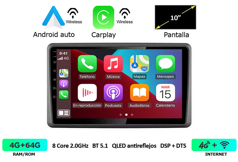 Imagen del producto EQUIPO MULTIMEDIA 2DIN OEM