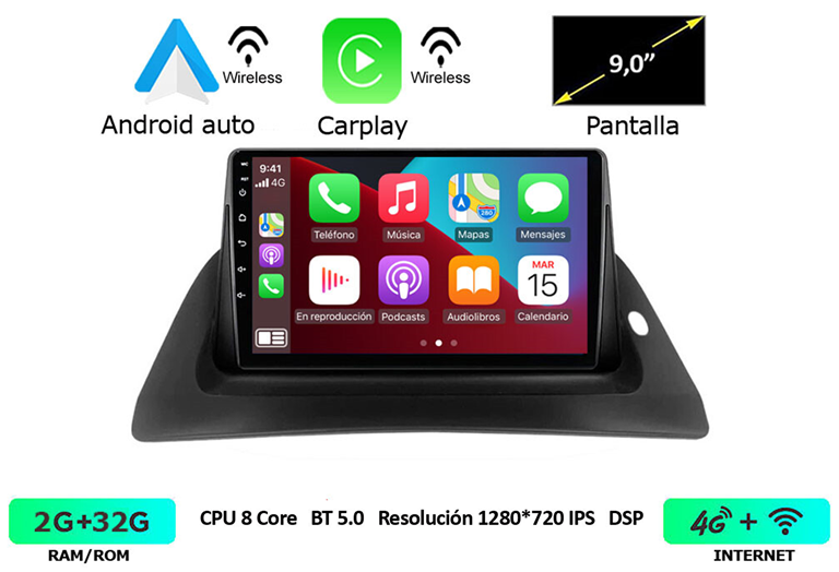 Imagen del producto EQUIPO MULTIMEDIA 2DIN OEM