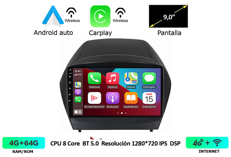 Imagen del producto EQUIPO MULTIMEDIA 2DIN OEM