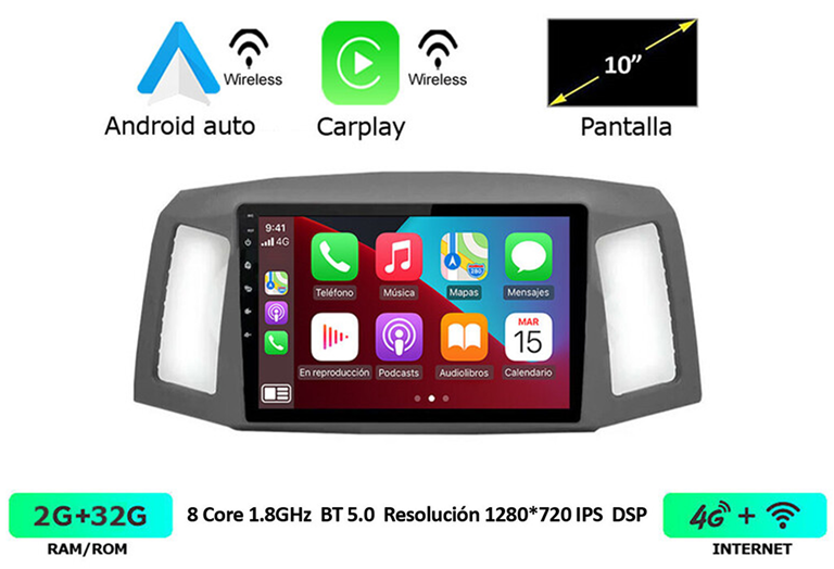 Imagen del producto EQUIPO MULTIMEDIA 2DIN OEM