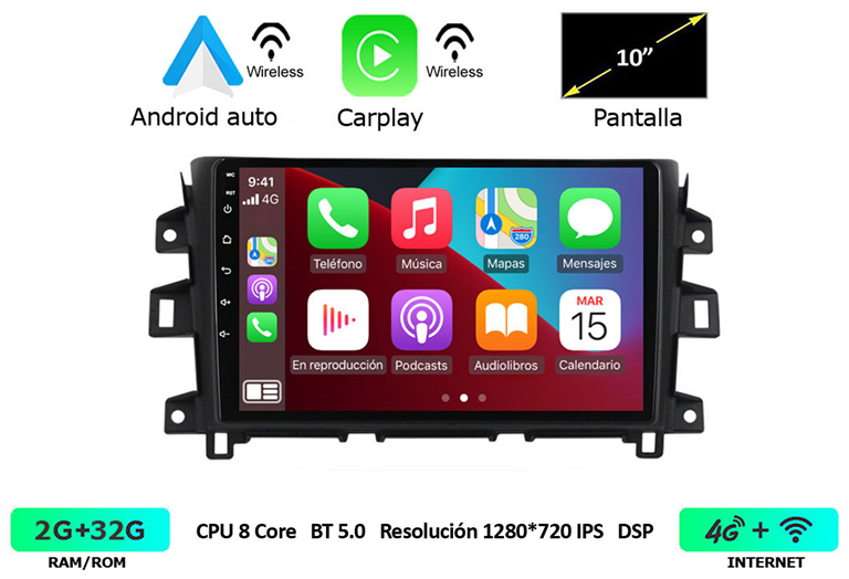 Imagen del producto EQUIPO MULTIMEDIA 2DIN OEM