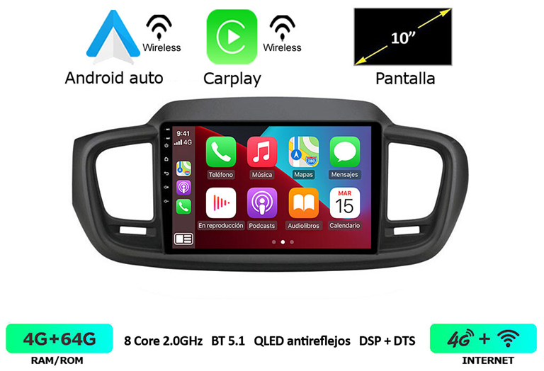 Imagen del producto EQUIPO MULTIMEDIA 2DIN OEM