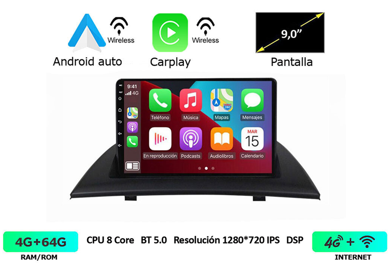 Imagen del producto EQUIPO MULTIMEDIA 2DIN OEM