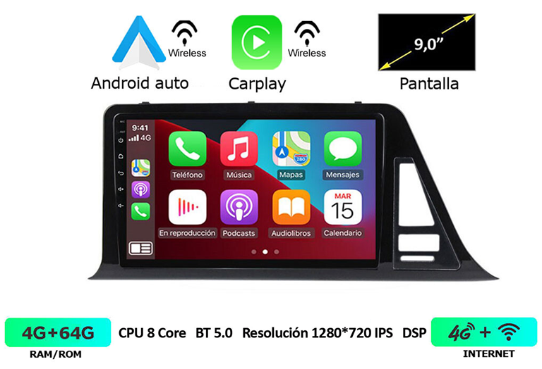 Imagen del producto EQUIPO MULTIMEDIA 2DIN OEM