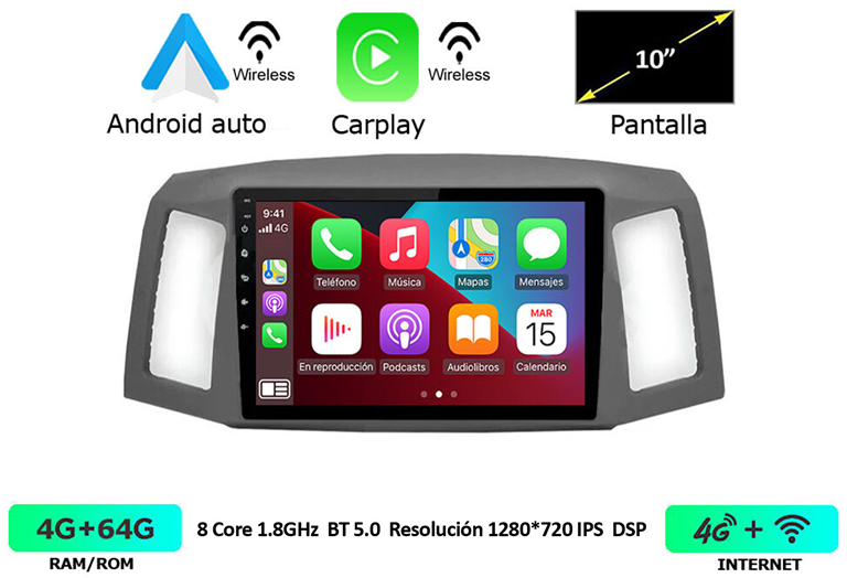 Imagen del producto EQUIPO MULTIMEDIA 2DIN OEM