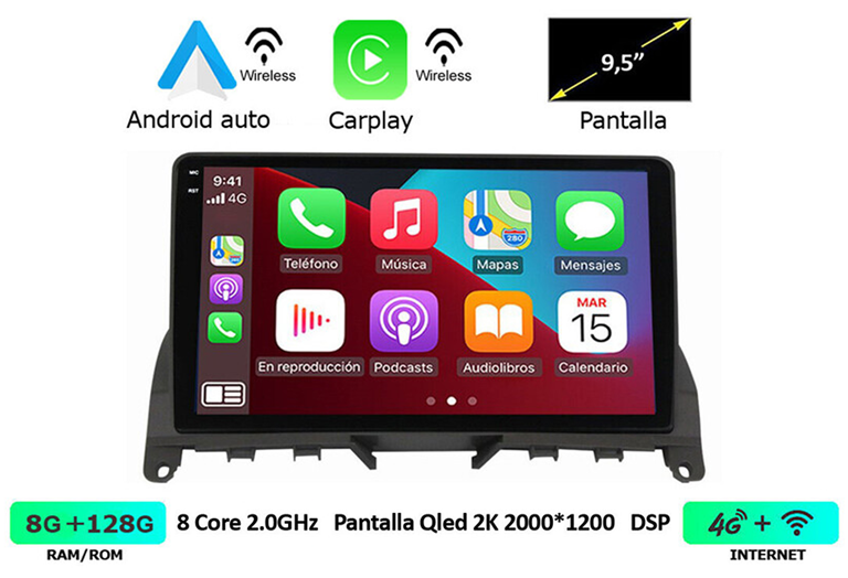 Imagen del producto EQUIPO MULTIMEDIA 2DIN OEM