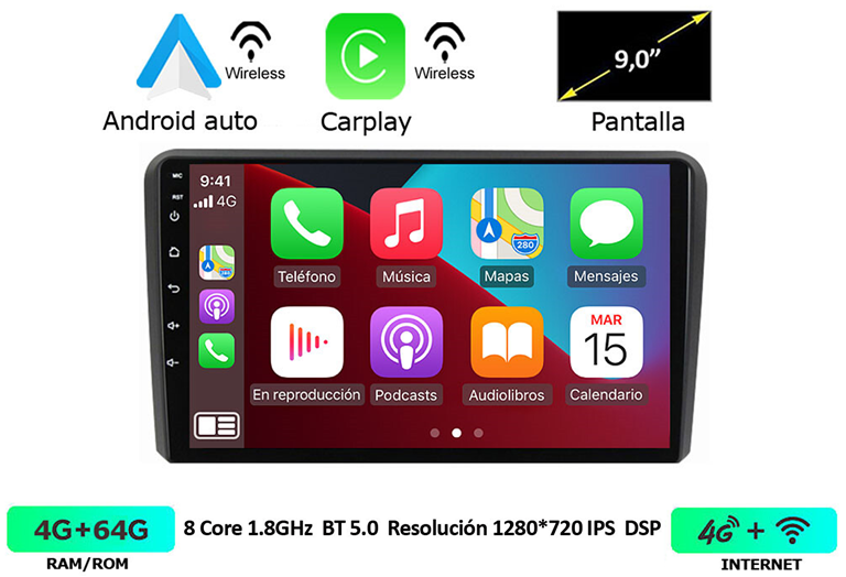 Imagen del producto EQUIPO MULTIMEDIA 2DIN OEM