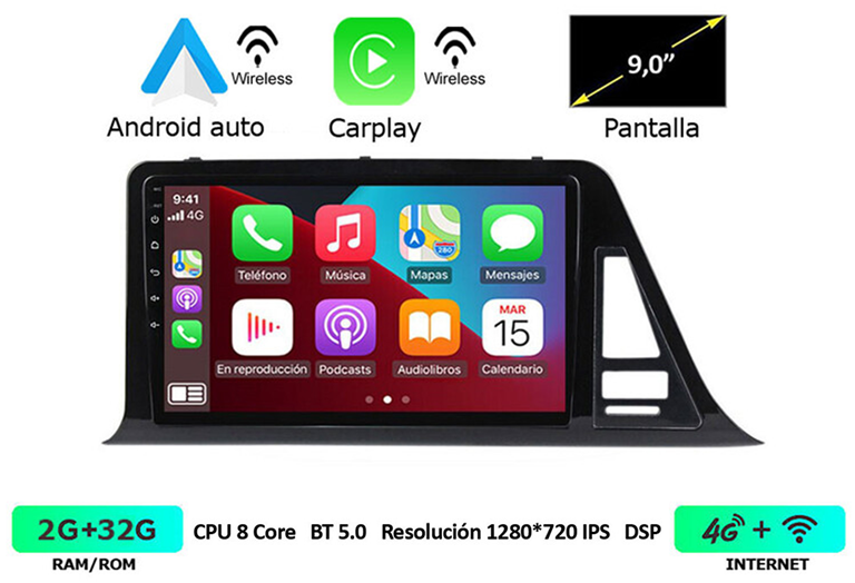 Imagen del producto EQUIPO MULTIMEDIA 2DIN OEM