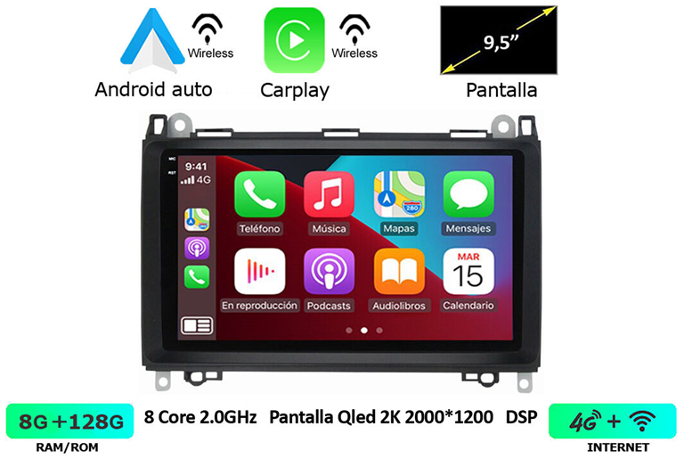Imagen del producto EQUIPO MULTIMEDIA 2DIN OEM