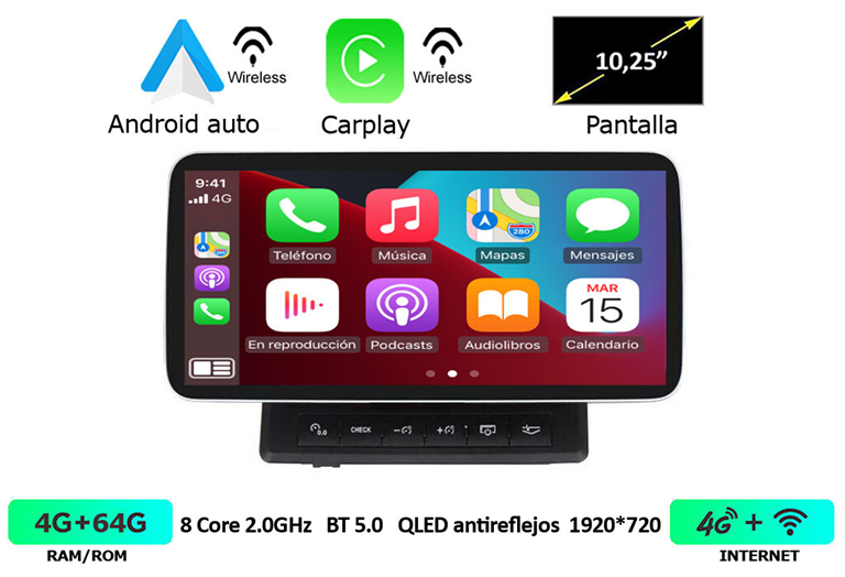 Imagen del producto EQUIPO MULTIMEDIA 2DIN OEM