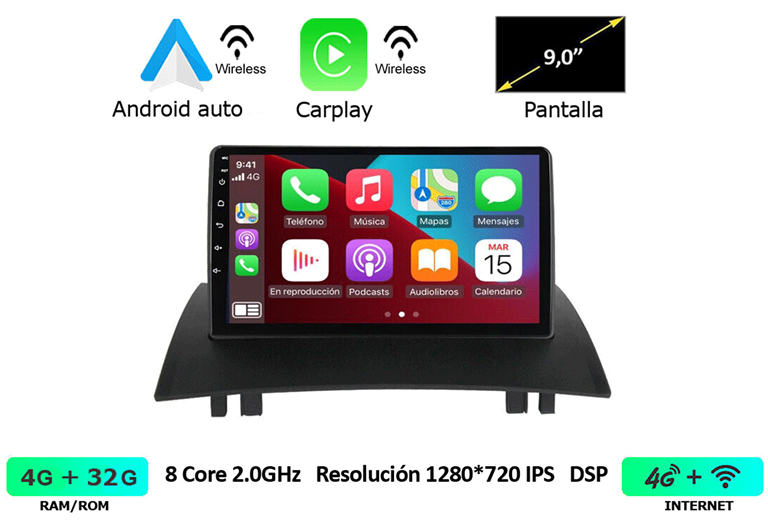 Imagen del producto EQUIPO MULTIMEDIA 2DIN OEM