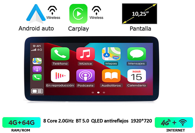 Imagen del producto EQUIPO MULTIMEDIA 2DIN OEM