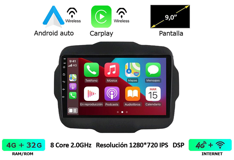 Imagen del producto EQUIPO MULTIMEDIA 2DIN OEM